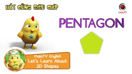 [maiaTV English] ChickenBand - 2 Dimensional  Shapes - For Kids