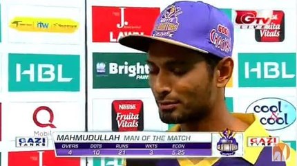 Mahmudullah Riyad The man Of the match