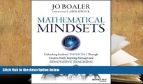 BEST PDF  Mathematical Mindsets: Unleashing Students  Potential through Creative Math, Inspiring