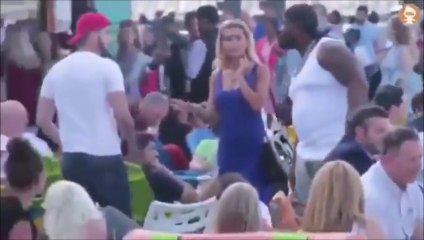 Un costaud mis KO pour avoir insulté la copine d'un Mec