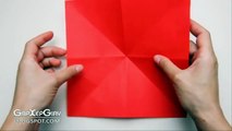 Folding PAPER - How to fold a paper flower TULIP