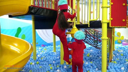 BAD BABIES thing 1 & thing 2 went to KIDZOONA Indoor Playground!-y3wQ5hZVgsc