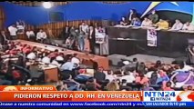 Presidentes de Argentina y España ven “preocupante” situación en Venezuela y piden respeto a derechos humanos