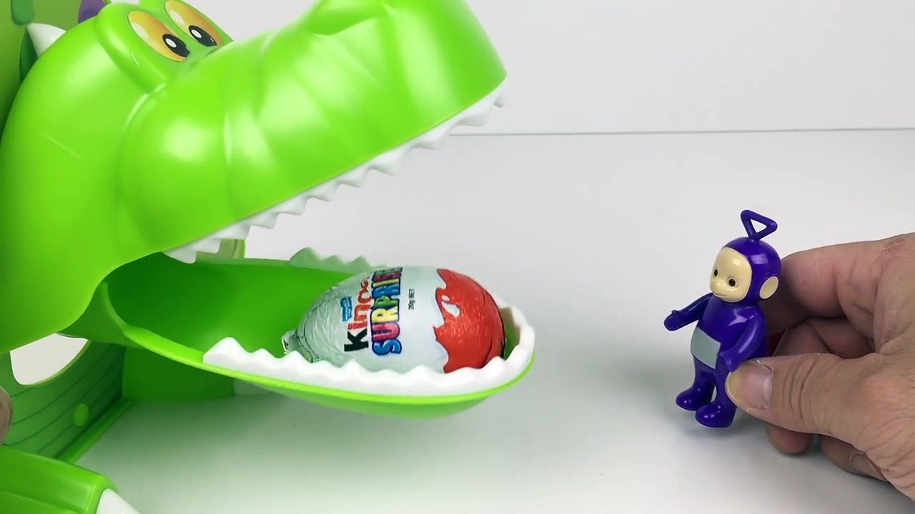 Kinder Surprise Eggs with Disney Pixar Cars and Teletubbies Tinky Winky, Dipsy, Laa Laa an