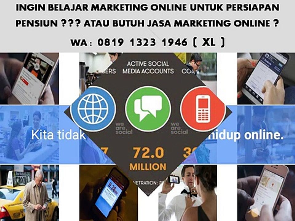CALL 0819 1323 1946 ( XL )Kursus Marketing Online