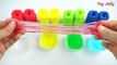 How To Make Colors Cheese Stick Clay Slime Toy DIY Rainbow Foam Clay Sticks Slime Learn Co