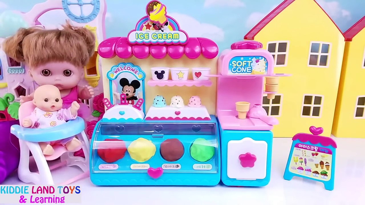 Paw Patrol PJ Masks Shimmer and Shine Baby Dolls Mickey Mouse Clubhouse Play-doh Ice Cream Stand-0y4dc2X8Zj8