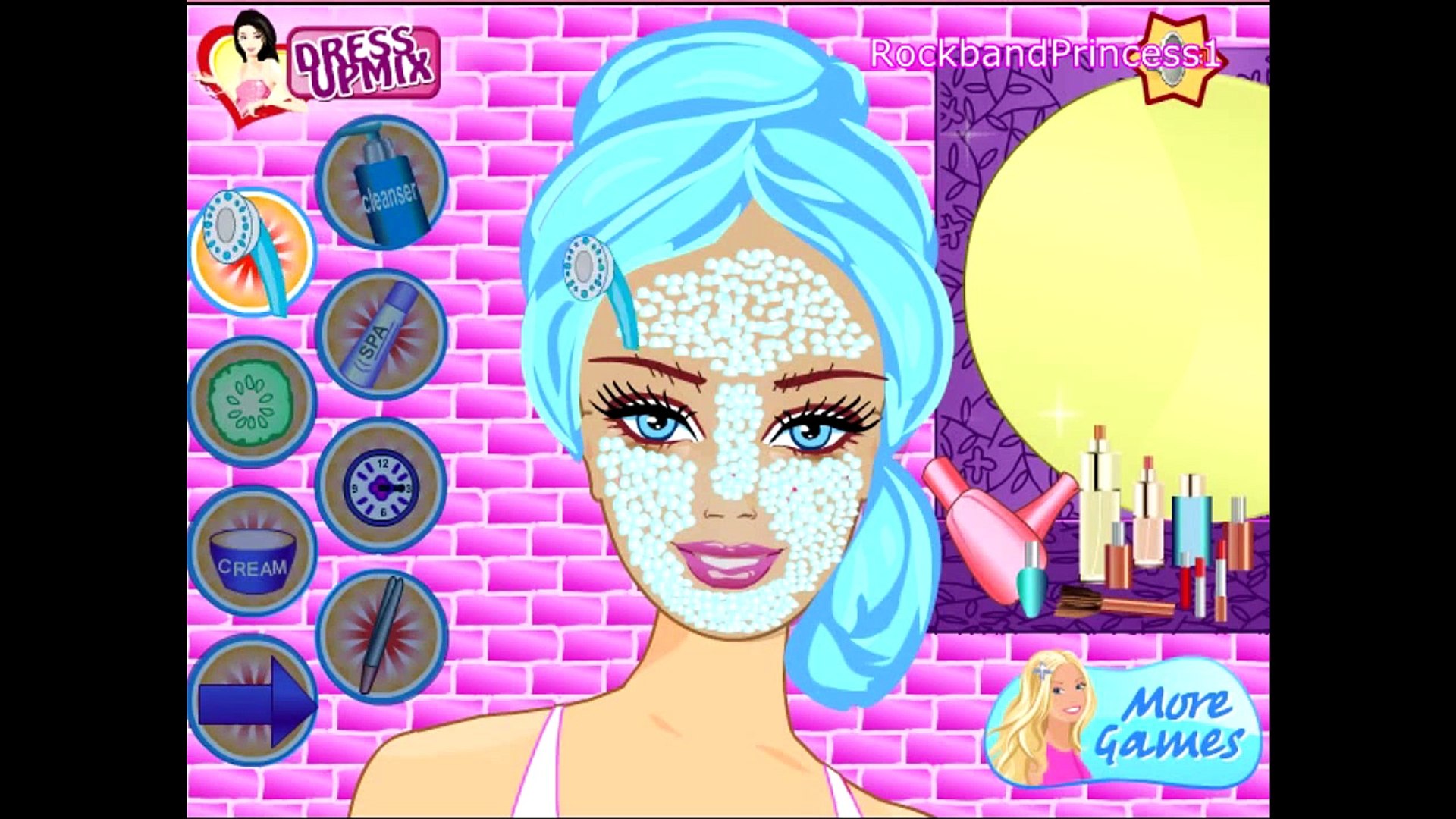 barbie hair cutting game barbie makeover game
