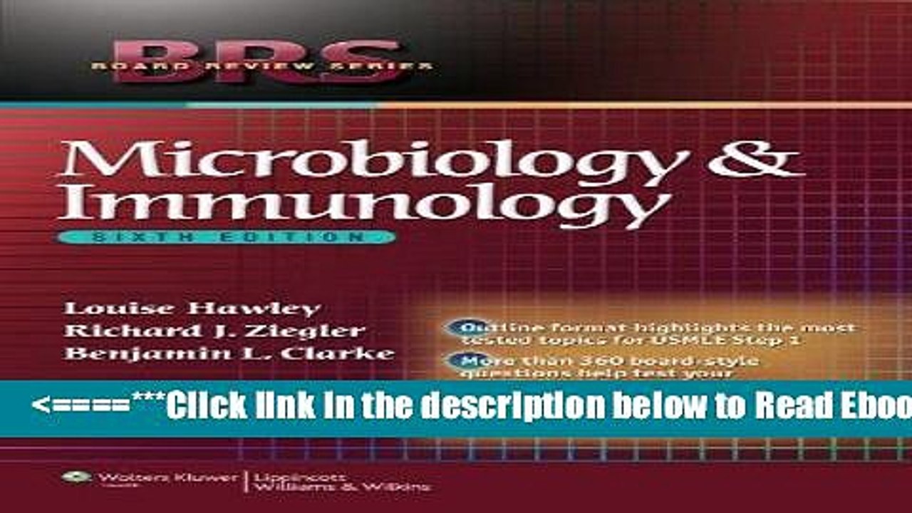 Read BRS Microbiology and Immunology (Board Review Series) Best Book