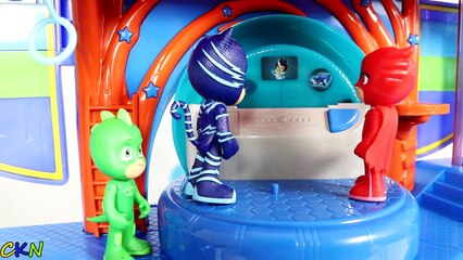 PJ Masks Headquarters Playset Toys Unboxing And Playing With Catboy Gekko Owlette Ckn Toys-3Yye5c6cAos