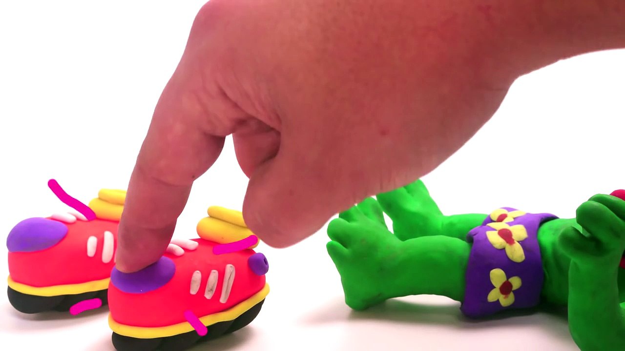 Hulk McDonald's Heart Attack! Fast Food Superheroes in Real Life Play Doh Animations-9QpyBgdXBuU