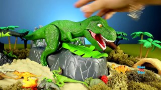 Dinosaur T-rex Dino Meal - Rescue Mini Toy Dinosaurs - Learn Dinosaur Names For Children-0q7DHquEJdQ