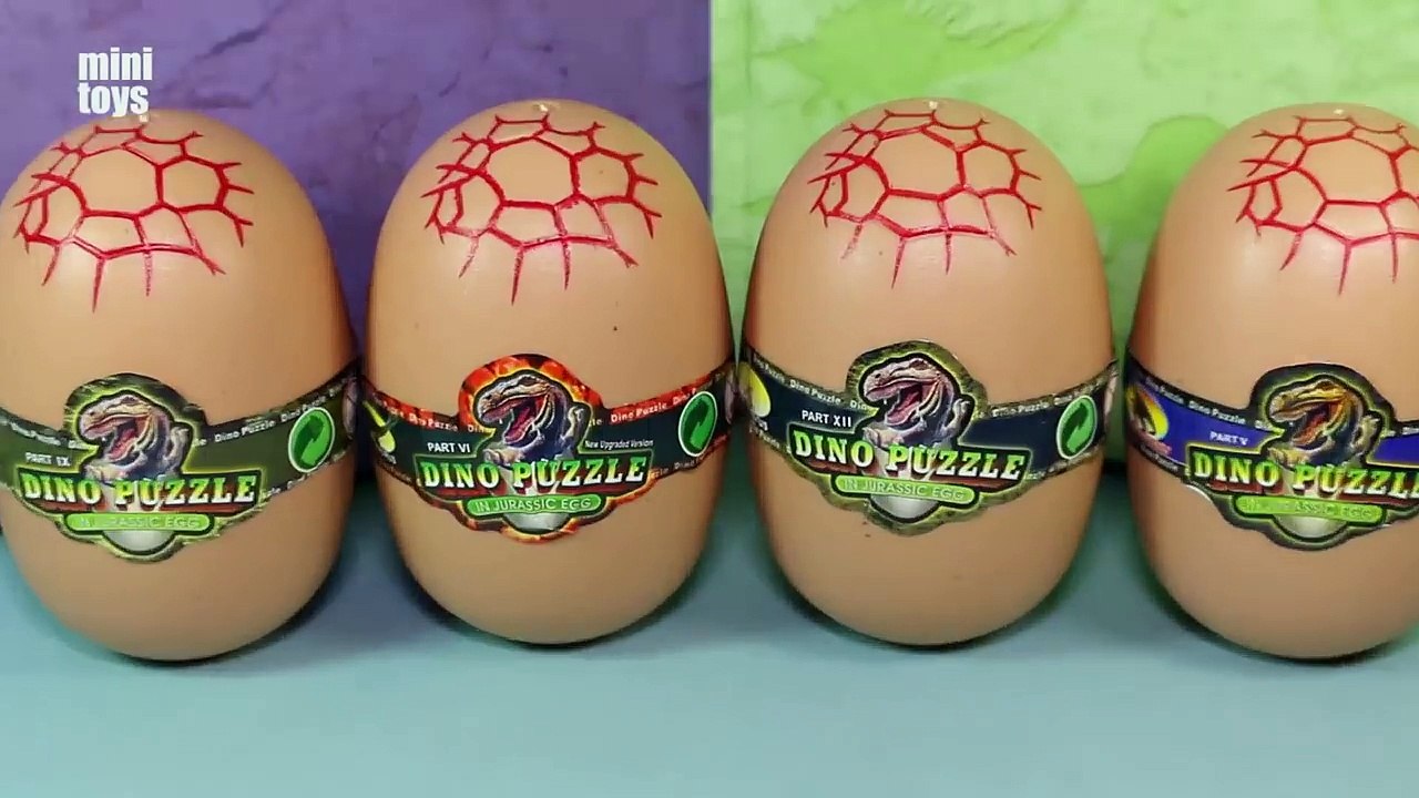 Dinosaurios Juguetes Dino de Puzzle en 3D en el Jurásico Huevos de T-Rex Plesiosaurus Ankylosaurus Stegosaurus
