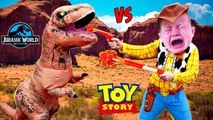 TOY STORY Crying Babies SHERIFF WOODY VS T-REX Jurassic World Dinosaur CRYING BABY-jePlrdFp1bs