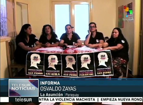 Mujeres paraguayas celebran su día, exigen respeto a sus derechos