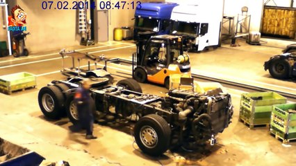 Güzel Tırdı TIR GERİ DÖNÜŞÜM TESİSİ Tırdan Geriye Toz Bile Kalmadı