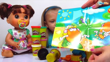 ✔ Doll Alive с Ярославой делают из Плей До героев мультфильма История игрушек / Play Doh Toy Story ✔