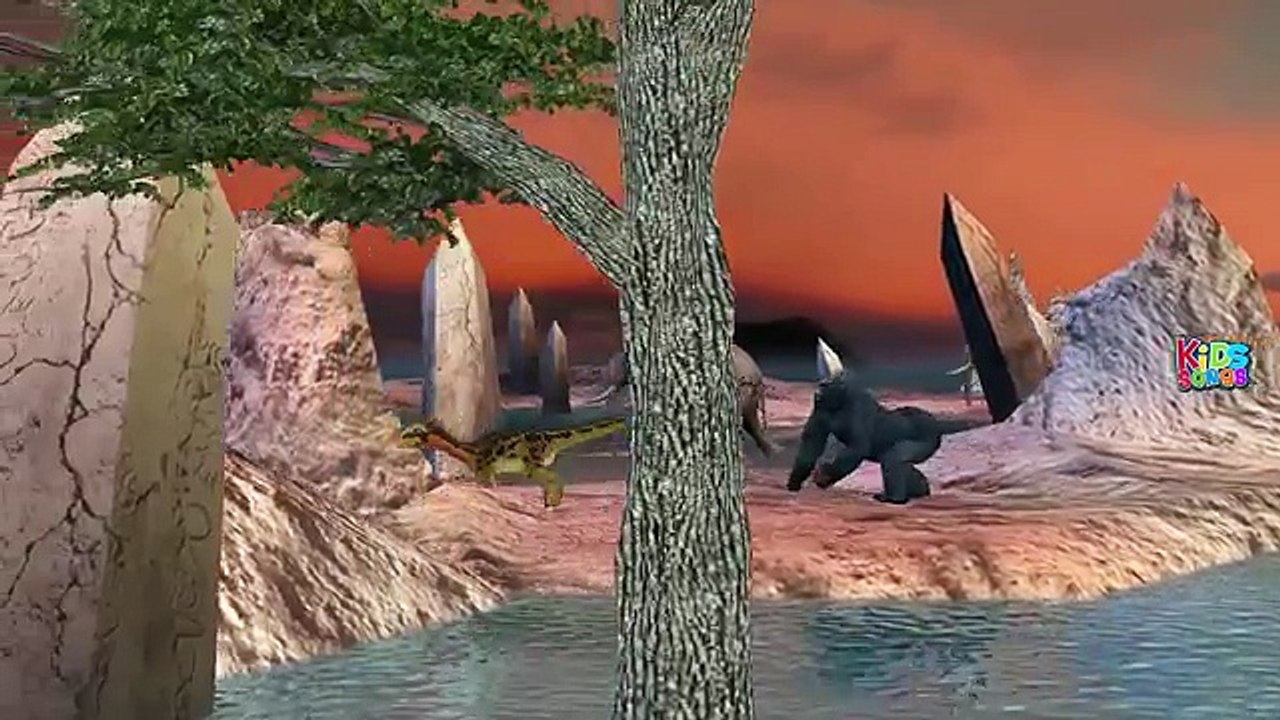 King Kong Vs Dinosaur Fight For Children Finger...