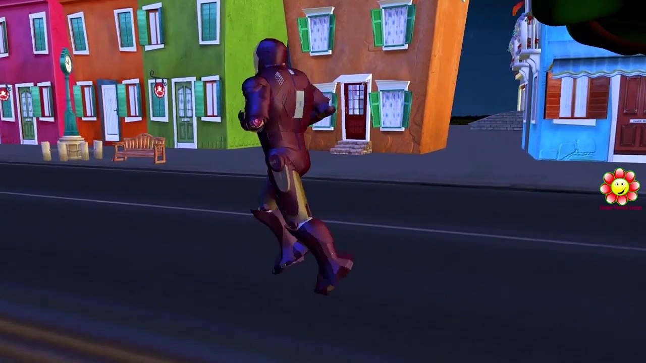 Ironman Cartoons Finger Family Rhymes And Wee W...