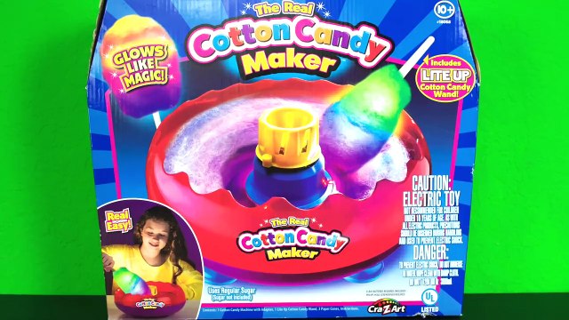 COTTON CANDY MAKER Divertido Unboxing y Juguete de Revisión Con SPIDERMAN EPIC FAIL y DisneyCarToys