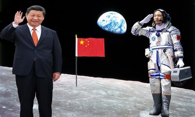 China's Moon Mission "LUNAR CHINA TOWN"