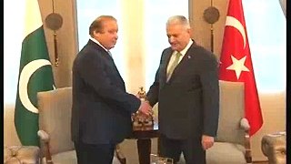 PM Muhammad Nawaz Sharif one-on-one meeting with Prime Minister of Turkey Binali Yildirim