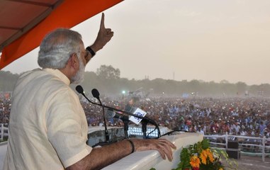 माननीय प्रधानमंत्री श्री नरेन्द्र मोदी जी का बस्ती जिले की जनसभा रैली में जोरदार भाषण