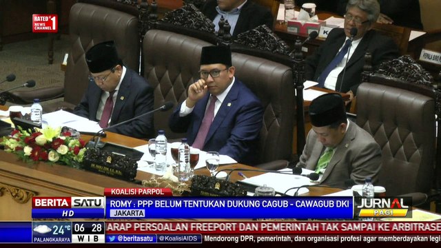 PPP Belum Tentukan Dukung Cagub Cawagub DKI