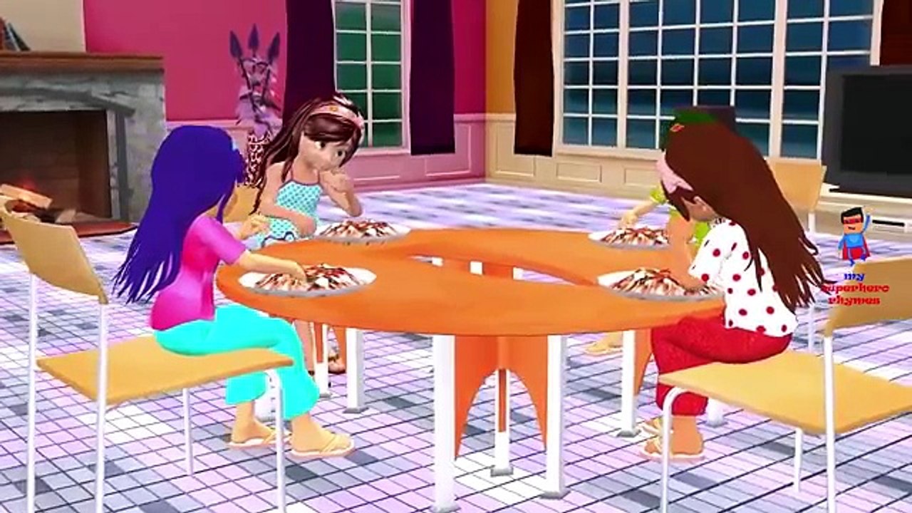 Here We Go Round The Mulberry Bush - 3D Animation Nursery Rhymes for Children