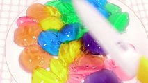 DIY Cómo Hacer Real Cereza Gota de Agua Gomosa Pudín de Aprender los Colores Limo Arcilla Pez