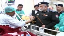 IGP KPK Nasir Khan Durrani Visits Injured of Charsadda Attack at Lady Reading Hospital