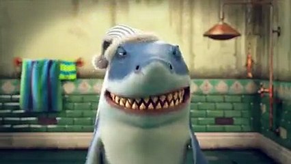 Shark brushing humor