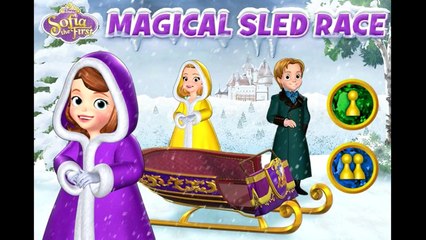 ✿ Disney Princesa Sofía, Ámbar, James Mágico Carrera de Trineos de Juego de la Película COMPLETA el Episodio para