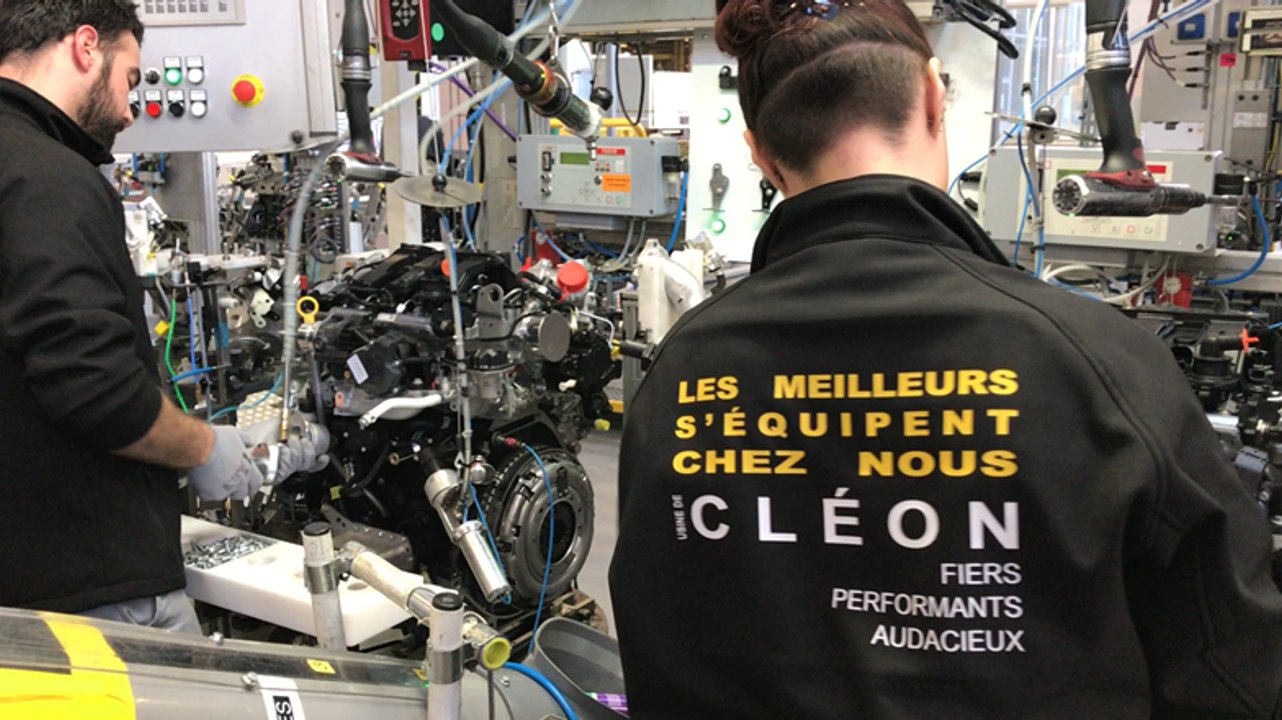 François Hollande à Renault Cléon