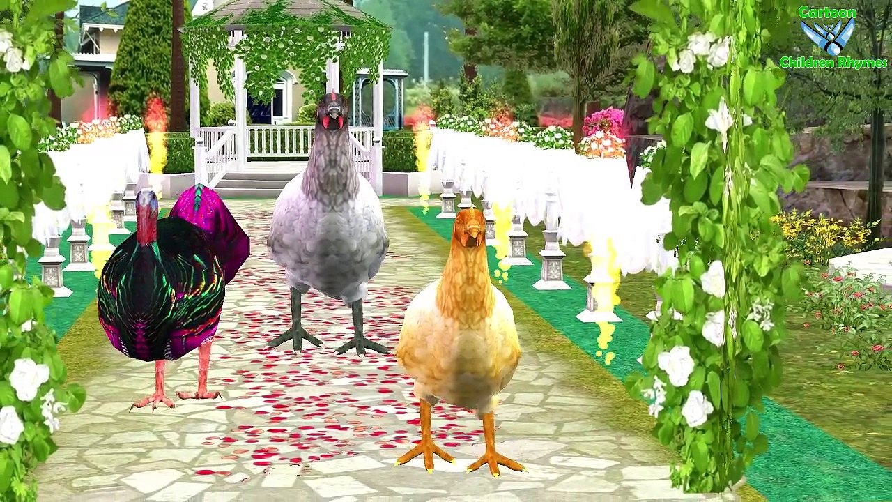 Águila Y Ermac Lluvia de Animales Rimas || animados de Color Canciones para Niños