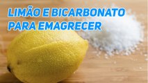COMO EMAGRECER - Água com limão e bicarbonato para emagrecer