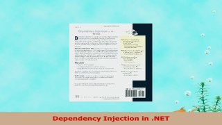 READ ONLINE  Dependency Injection in NET