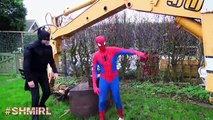 SPIDERMAN vs BATMAN - TREASURE! - Spider-man Fun Superhero Movie! In Real Life - SHMIRL