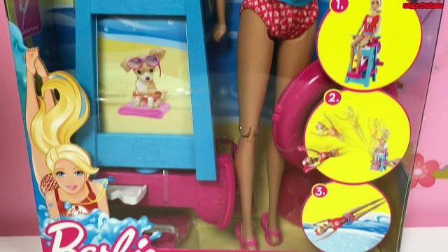 Elsa And Snow White Play Dress Up In Costumes With Barbie Dolls Toys Life Guard And Doctor For Girls-7JIFnaluMpQ