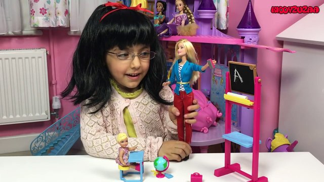 Frozen Elsa And Anna Real Life Videos! Disney Princesses Barbie I Can Be Anything Dolls Toys Cake!-svuWEbQeifM