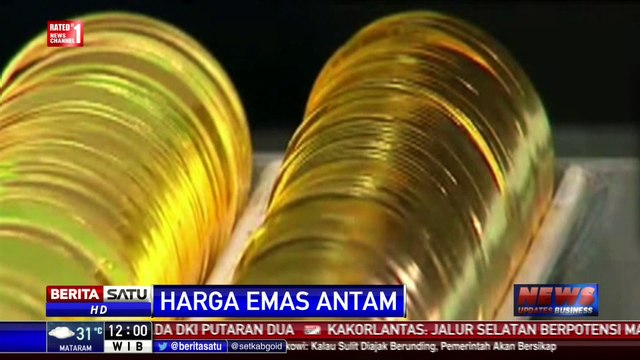 Harga Emas di Antam Naik Rp 5.000 per Gram
