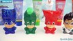 Learn Colors with PJ Masks Water Toys Bath Paint Squirters and Paw Patrol Mer Pups Clip