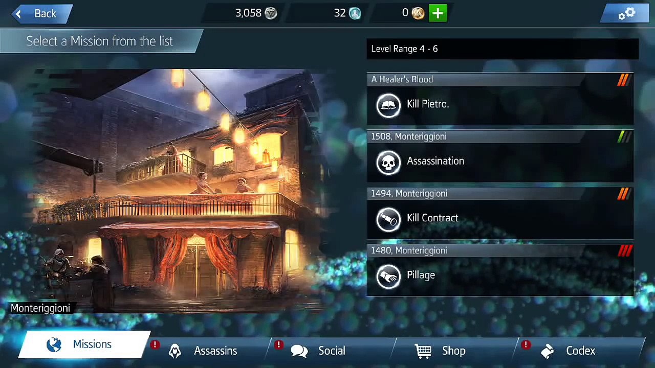 Assassins Creed - Identity (Monteriggioni - Midnight Watch) - Walkthrough Gameplay Part 3