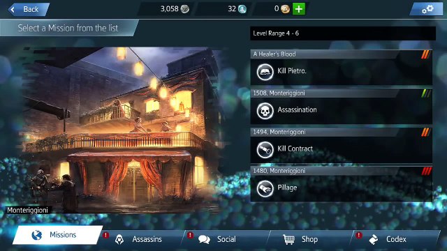 Assassins Creed - Identity (Monteriggioni - Midnight Watch) - Walkthrough Gameplay Part 3