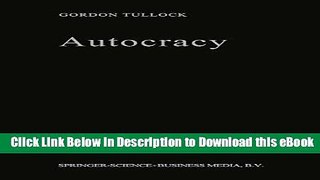 eBook Free Autocracy Free Online