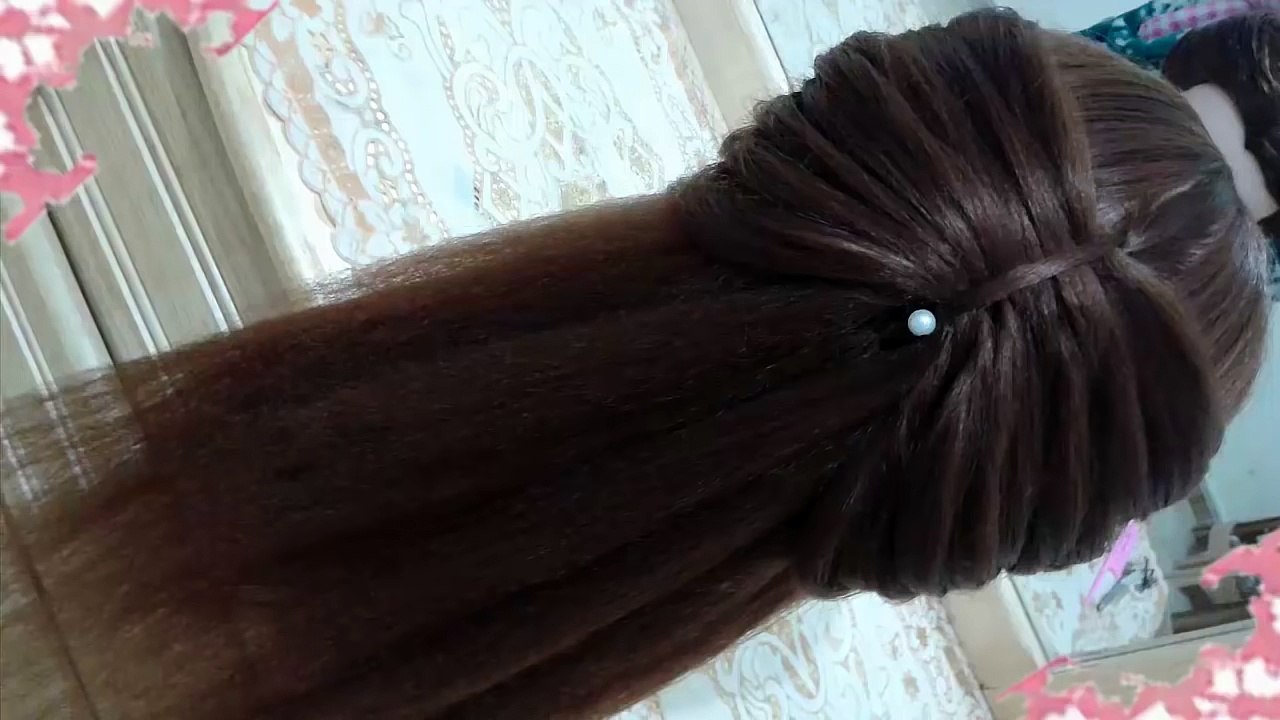 peinados recogidos faciles para cabello largo bonitos y rapidos con trenzas para niña para fiestas51