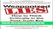 Best PDF Weaponized Lies: How to Think Critically in the Post-Truth Era Audiobook Free