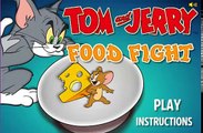Tom And Jerry Cartoon Game HD - Food Fight Gameplay Movie - Playing with Jerry
