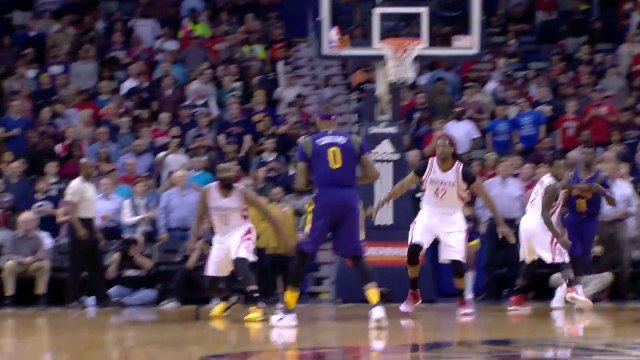 Premier panier de DeMarcus Cousins aux New Orleans Pelicans