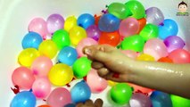 200 Water Balloons Compilation - Learn Colors with Wet Balloons Finger Family Song Rhymes